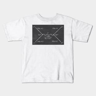 Feynman Diagram Kids T-Shirt